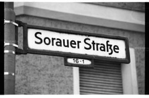 Kleinbildnegativ: Sorauer Str. 21, 1984