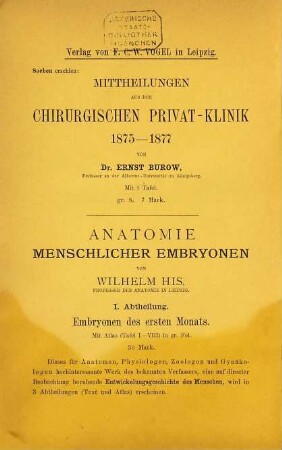 Deutsche Zeitschrift für Chirurgie. 13. 1880