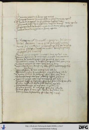 [fol. 63] Rektorat Heinrich Kolher 1502