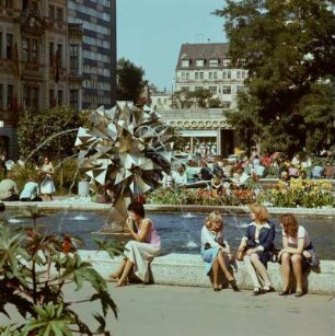 Springbrunnen in Leipzig