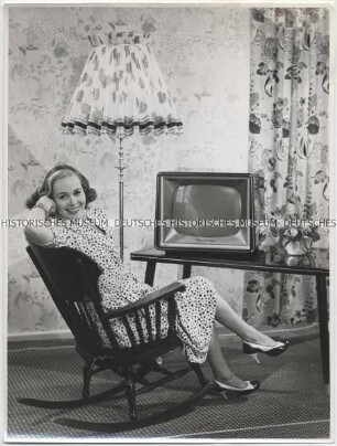 Werbeaufnahme für den Fernseher Nora