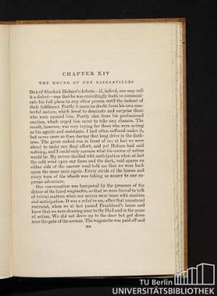 Chapter XIV. The hound of the Baskervilles