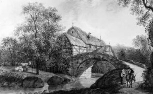 Triebischtal-Roitzschen. Neidmühle, "Im Mühlengrund bei Meißen", um 1790 (Stadtarchiv Meißen)