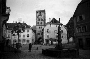 Rappoltsweiler, Ribeauvillé: Brunnen am Marktplatz