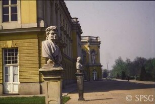 Berlin, Schloss Charlottenburg, Altes Schloss, Blick von Osten, Gartenseite.