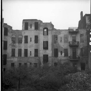 Negativ: Ruine, Hauptstraße 87, 1953