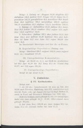 V. Zahlwörter.