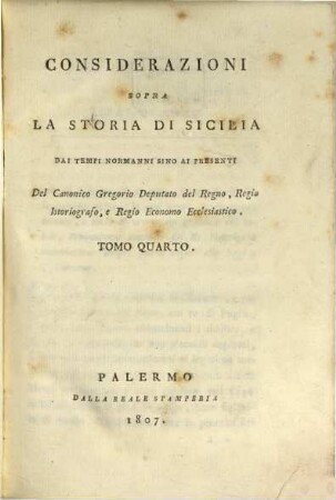 Considerazioni sopra la storia di Sicilia dai tempi normanni sino ai presenti, 4