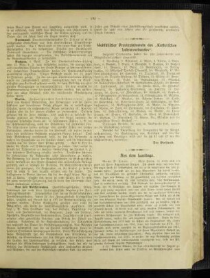Westfälischer Provinzialverein des "Katholischen Lehrerverbandes"