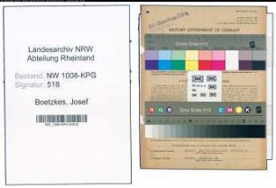 Entnazifizierung Josef Boetzkes , geb. 21.02.1881 ()