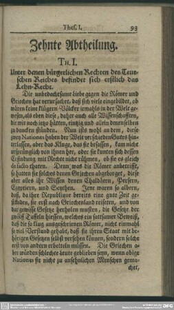 Zehnte Abtheilung