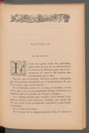 Capítulo IX - La bola de nieve