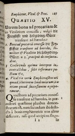 Quæstio XV. - Quæstio XVII.