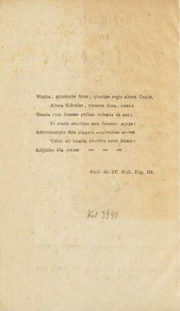 Magna, minorque ferae, quarum regis altera Graias ...