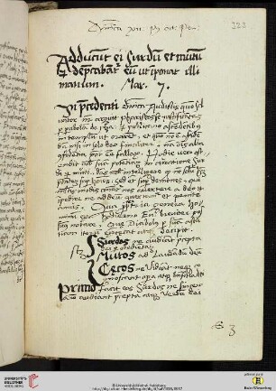 Dominica xii: post octauam penthecostes [Predigttext, Mc 7,32]
