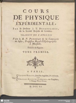 1: Cours De Physique Expérimentale
