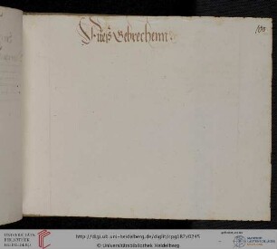 >Fuess Gebrechen< (nur Überschrift)