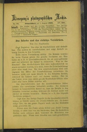 Das falsche und das richtige Verstärken