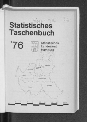 1976: Statistisches Taschenbuch // Statistisches Landesamt Hamburg