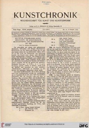 Heft 15 (2. Februar 1912)