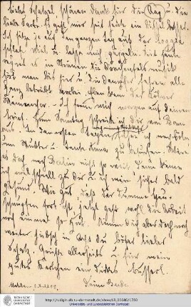 Postkarte vom 08.07.1908