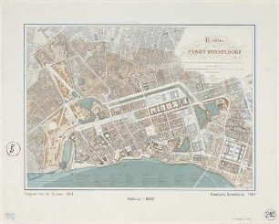 Bauplan der Stadt Düsseldorf
