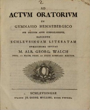 Programma quo de libidine temere iudicandi nonnulla disserit