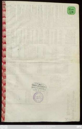 Genealogische Tafel, Richtig auf einander gehender Ahnen derer von Gentersheim, [et]c.