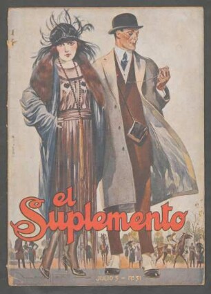 ["En las carreras" - Portada] : Gouache de Zavattaro