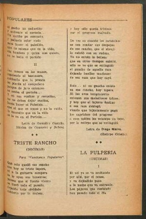 Triste rancho : (Decimas)
