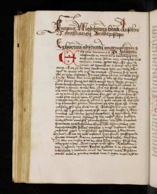 Anselmus Cantuariensis: Exhortationes