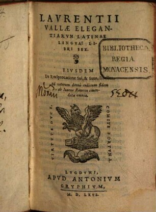 Elegantiarum Latinae linguae libri sex