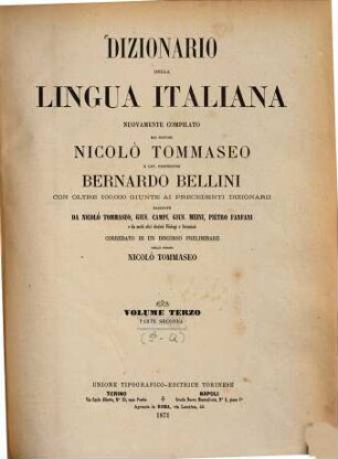 Dizionario della lingua italiana : Nouvamente comp. Con oltre 100000 giunte ai precedenti dizionarii. 3,2., (P - Q)