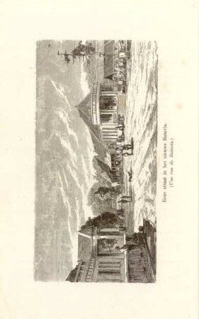 Eene straat in het nieuwe Batavia