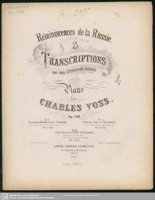 3: Deux chansons russes de Warlamoff