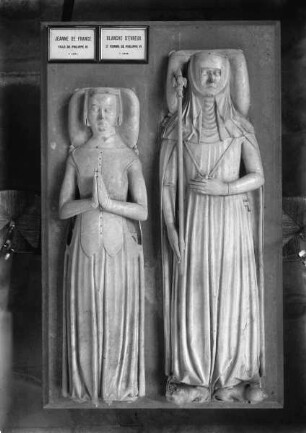 Grabfigur der Jeanne de France (1351-1371)