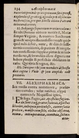 134-138, Praxis resistendi tentationib. praecipue carnal.