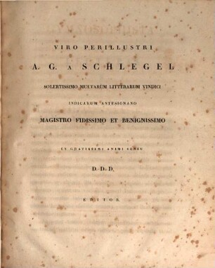 Gymnosophista : sive Indicae philosophiae documenta. 1,1. Isvaracrishnae Sankhya-Caricam tenens ...