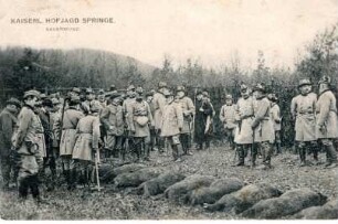 Kaiserliche Hofjagd Springe, Saustrecke