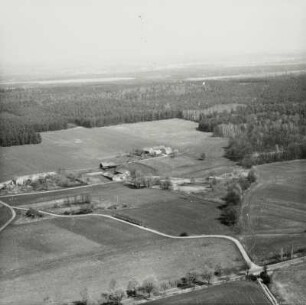 Ortsteilansicht (vor der Devastierung 1995) Klein Görig mit Höfen Nr. 1, 2, 3