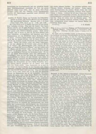 614-615 [Rezension] Grunwald, Max, Spinoza in Deutschland