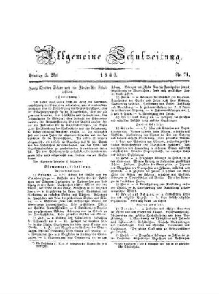 Ignaz Theodor Scherr und die Zürcherische Schulreform : (Fortsetzung)