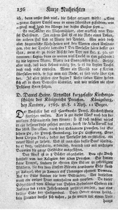 Kurzgefaßte Kirchengeschichte des Königreichs Preußen.