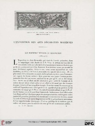 5. Pér. 11.1925: Les premiers efforts de rénovation (1885 - 1914) : l'Exposition des Arts Décoratifs modernes