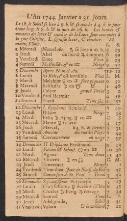 L'an 1744