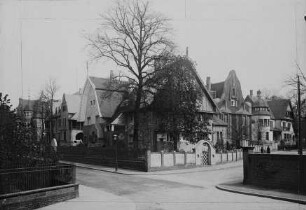 Dreihäusergruppe (2. Ausstellung der Darmstädter Künstlerkolonie 1904) — Hofpredigerhaus, Graues Haus