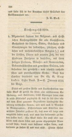 124-133 Kirchengeschichte