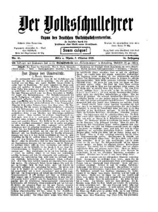 Zur Frage der Neutralität