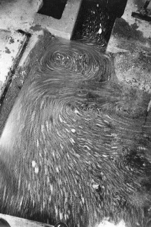 Hydraulisches Modell der Schleuse Krewelin am Voßkanal (Teil der Oberen Havel-Wasserstraße)