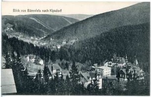 Bärenfels. Blick auf Kipsdorf